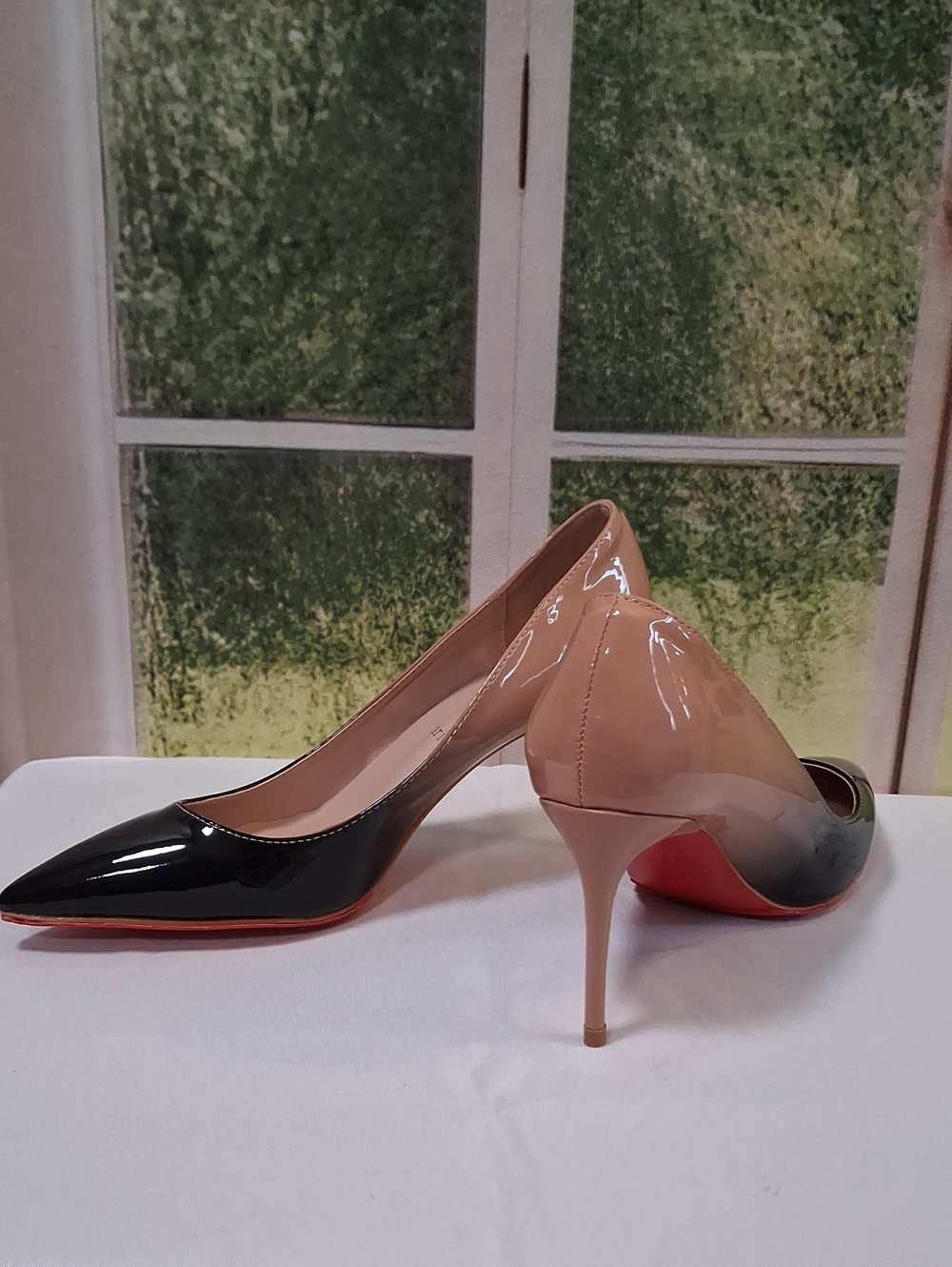 ​Christian Louboutin Degrade Ombre Patent Leather Heels Pumps EU 41 US 10.5 👠